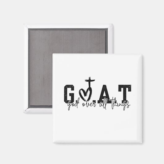 キリスト教イエス様すべての事に関する神 マグネット (正面/裏面)