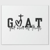 キリスト教イエス様すべての事に関する神 ラッピングペーパー (フラット)