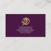 キリスト教イチサスフィッ王室のシュパープルウォーターズ牧師 名刺 (裏面)