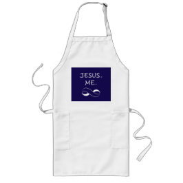 キリスト教エプロン イエス様 無限大 ベーキング 休日 ロングエプロン