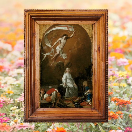 キリスト教カトリックのイエス復活ハッピーイースター ポスター