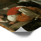 キリスト教カトリックのイエス復活ハッピーイースター ポスター (角)