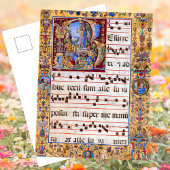 キリスト教カトリック中世の復活祭 ポストカード