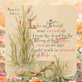 キリスト教カトリック聖書復活祭 スクエアシール