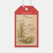 キリスト教カトリック聖書聖文写真復活祭 ギフトタグ (正面)