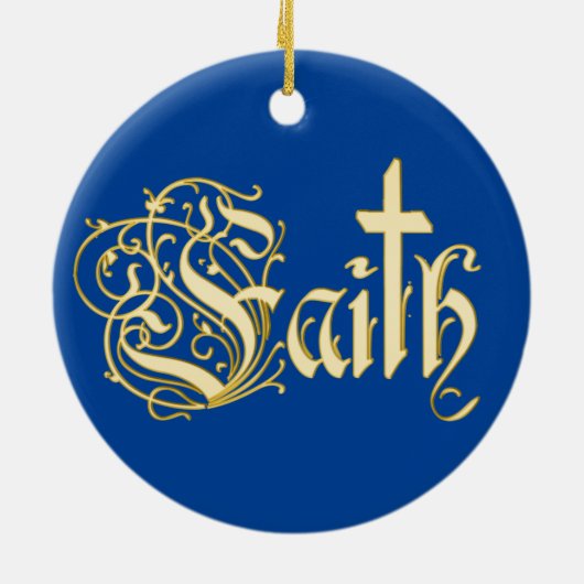 キリスト教キリストは宗教クリスマスを越える セラミックオーナメント (裏面)