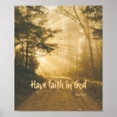 キリスト教キリスト教の聖書の聖句を信じる ポスター (正面)