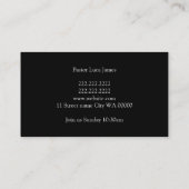 キリスト教キリスト教信者キリスト教 名刺 (裏面)