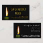 キリスト教キリスト教信者キリスト教 名刺 (正面/裏面)