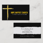 キリスト教キリスト教教会 名刺 (正面/裏面)