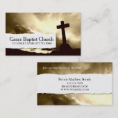 キリスト教キリスト教教会 名刺 (正面/裏面)