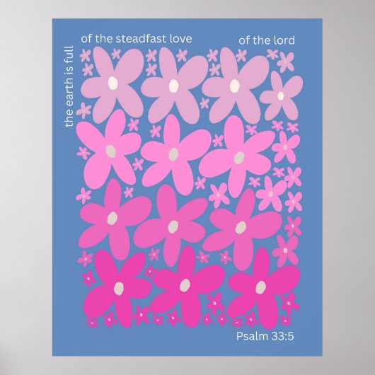 キリスト教ギャラリーアート 花 ギャラリーアート ポスター (正面)