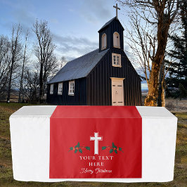 キリスト教クリスマス教会イベントテーブルランナー タペストリー