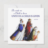 キリスト教クリスマス私たち子供は与え シーズンカード (正面)