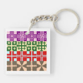 キリスト教クロスパターン1 キーホルダー (裏面)