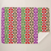 キリスト教クロスパターン1 シェルパブランケット (正面(横))