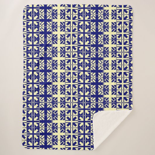 キリスト教クロスパターン2 シェルパブランケット (正面)