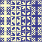 キリスト教クロスパターン2 シール (正面)