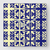 キリスト教クロスパターン2 スクエア壁時計 (正面)