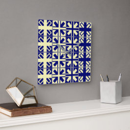 キリスト教クロスパターン2 スクエア壁時計