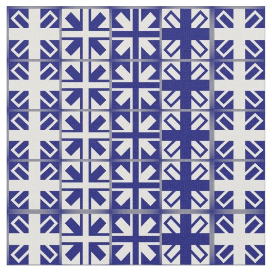 キリスト教クロスパターン2 ファブリック (クローズアップ)