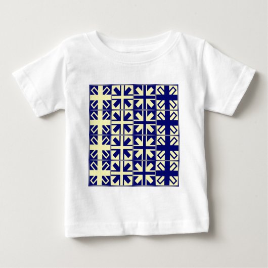 キリスト教クロスパターン2 ベビーTシャツ (正面)