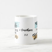 キリスト教コーヒーマグ – 信仰は力である コーヒーマグカップ (中央)