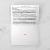 キリスト教ゴスペルイースター シーズンカード (内部)