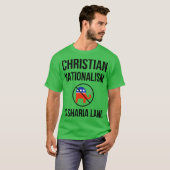 キリスト教ナショナリズムはシャリーア法の友人 Tシャツ (正面フル)