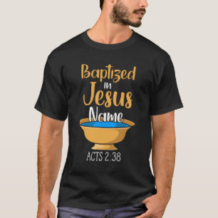 キリスト教バプテスマ2:38 Tシャツ