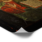 キリスト教パントクレータのアイコン（イエス） ポスター (角)