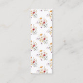 キリスト教フローラ聖書聖なる書物、 経典ブックマークカード スキニー名刺 (裏面)