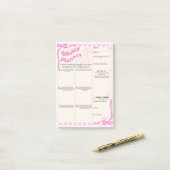 キリスト教プランナーキリスト教後備考ガーリー ポストイット (デスク上)