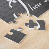 キリスト教ポスターパズルを頼んで下さい、追求して下さい、たたいて下さい ジグソーパズル (側面)