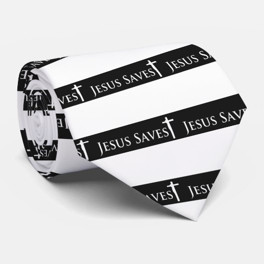 キリスト教メンズタイイエス・キリストは救います ネクタイ (ロール)