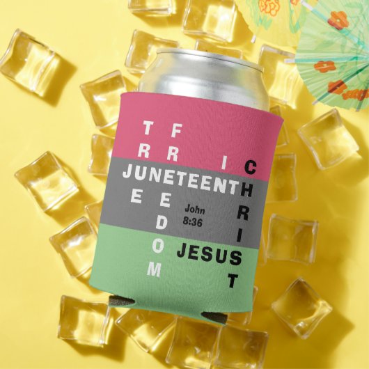キリスト教モノグラムJUNETEENTH 缶クーラー (インサイチュ 夏)