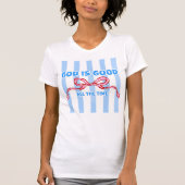 キリスト教レトロカレッジ風コケットボウ Tシャツ (正面)