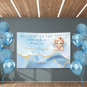 キリスト教世界バプテスマへようこそ 横断幕