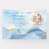 キリスト教世界バプテスマへようこそ 横断幕 (横)