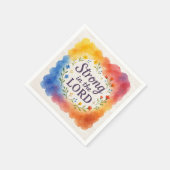 キリスト教主の芸術に強い スタンダードカクテルナプキン (角)