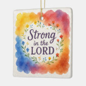 キリスト教主の芸術に強い セラミックオーナメント (左)