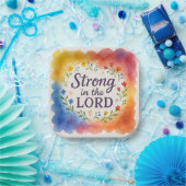 キリスト教主の芸術に強い ペーパープレート (パーティー)