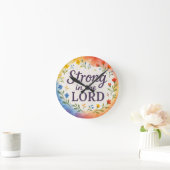 キリスト教主の芸術に強い ラウンド壁時計 (ホーム)