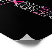 キリスト教乳がん宗教聖書のバーを横断 ポスター (角)