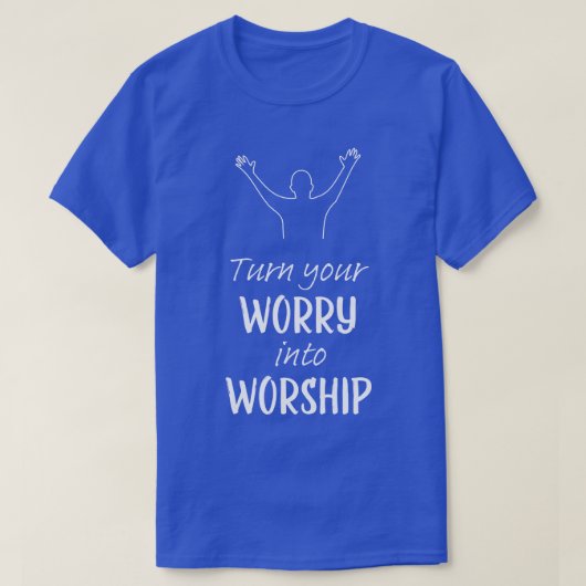 キリスト教会を賛美する Tシャツ (デザイン正面)