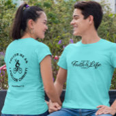 キリスト教会グループTシャツと自転車 Tシャツ