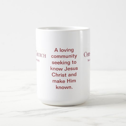 キリスト教会ロゴマグカップ コーヒーマグカップ (中央)