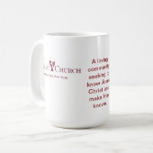 キリスト教会ロゴマグカップ コーヒーマグカップ (正面左)