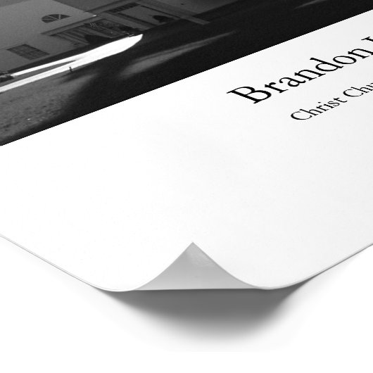 キリスト教会 ポスター (角)