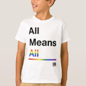 キリスト教会PDX: 子供へプライドのワイシャツ Tシャツ (正面)